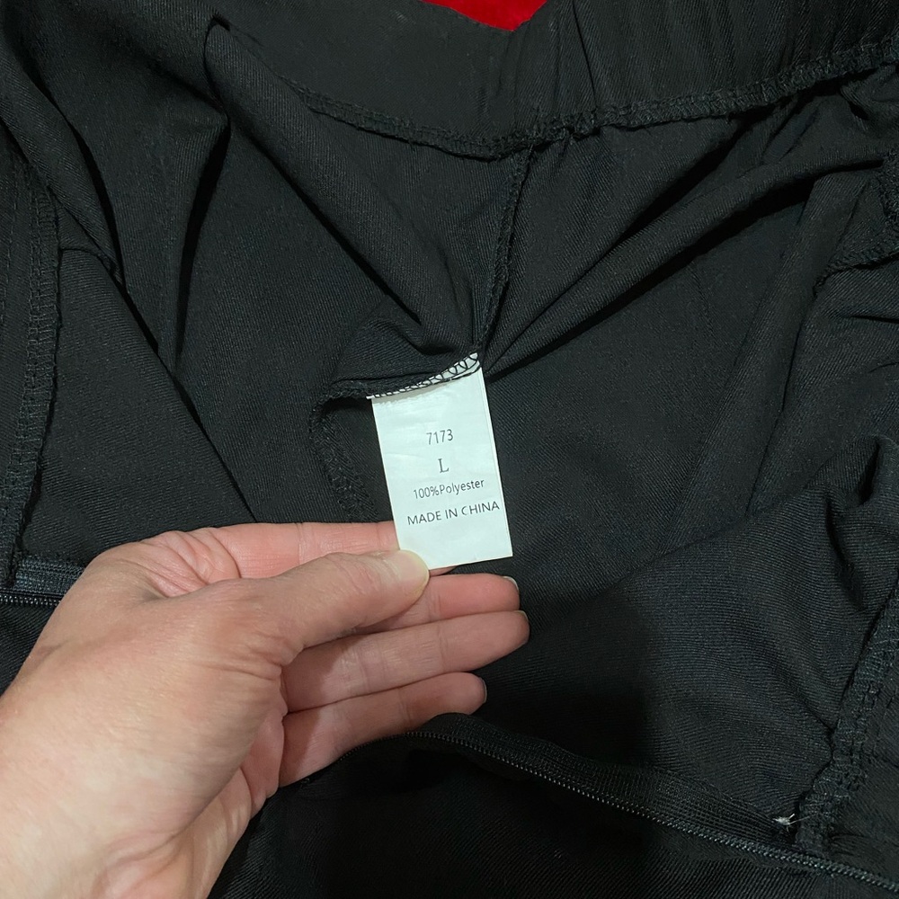 NWT Large Black Skort Suit Measurements in pics Stylish Professional Cute Flare - Picture 12 of 17